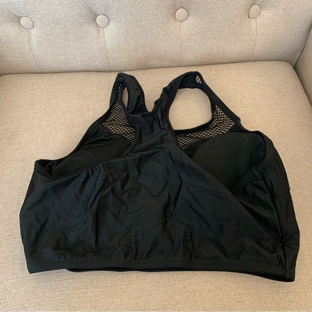 High Waisted Bikini Top and Bottom Size Small Black and White - Picture 8 of 9
